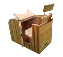 Load image into Gallery viewer, Health Mate - Essential Lounge Infrared Sauna facing left with white background