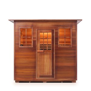 Enlighten Sauna - Sapphire 5 Indoor Infrared/Traditional Hybrid Sauna