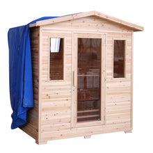 Load image into Gallery viewer, 3 Person Outdoor Sauna w/Ceramic Heater - HL300D Grandby (8-10 Week Lead Time)