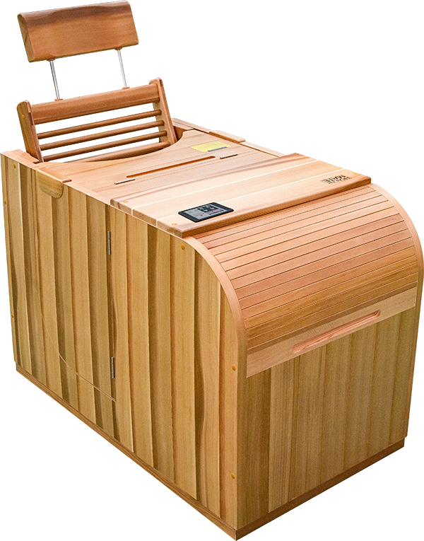 Health Mate - Essential Lounge Infrared Sauna facing right