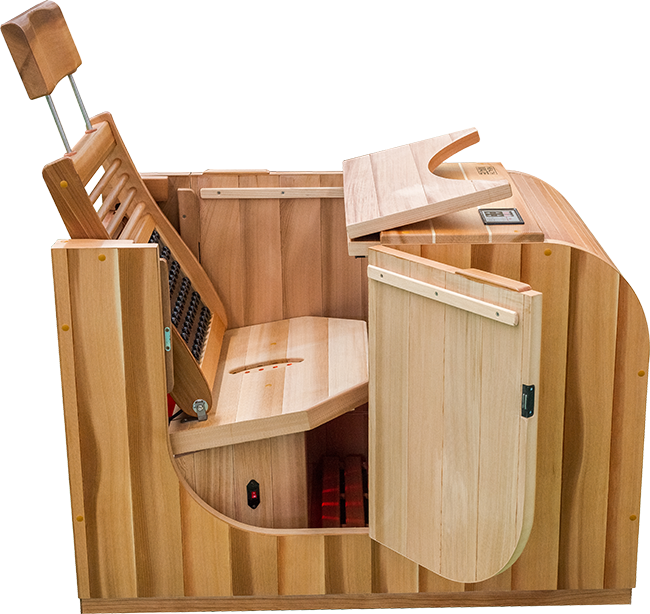 Health Mate - Essential Lounge Infrared Sauna HML-ASB-1-RC – Steam and Sauna