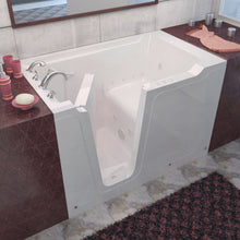 Load image into Gallery viewer, MediTub Walk-In 36 x 60 Left Drain White Whirlpool &amp; Air Jetted Walk-In Bathtub - 3660LWD