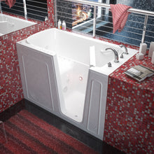 Load image into Gallery viewer, MediTub Walk-In 32 x 60 Right Drain White Whirlpool &amp; Air Jetted Walk-In Bathtub - 3260RWD