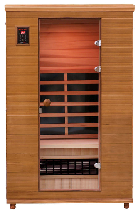 Health Mate - Renew II Infrared Sauna front facing view with blank background