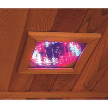Load image into Gallery viewer, 4 Person Corner Cedar Sauna w/Carbon Heaters - HL400KC Bristol Bay (8-10 Week Lead Time)