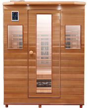 Load image into Gallery viewer, Health Mate - Enrich III Infrared Sauna front facing view with plain white background