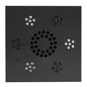 ThermaSol Serenity Light and Music System matte black square