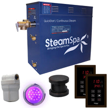Load image into Gallery viewer, SteamSpa Royal QuickStart Acu-Steam Bath Generator Package in Oil Rubbed Bronze with Touch Controller