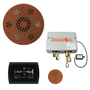 The Total Wellness Package with SignaTouch by ThermaSol round antique copper
