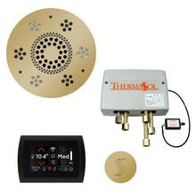 Load image into Gallery viewer, The Total Wellness Package with SignaTouch by ThermaSol round polished brass