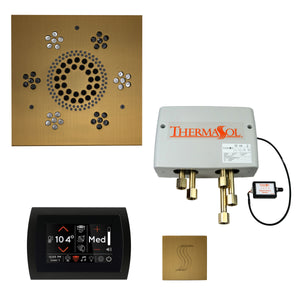 The Total Wellness Package with SignaTouch by ThermaSol square antique brass