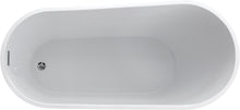 Load image into Gallery viewer, Trend Series 5.58 ft. Freestanding Bathtub in White