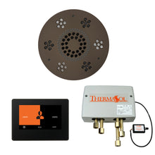 Load image into Gallery viewer, The Wellness Shower Package with ThermaTouch by ThermaSol 7 inch round oil rubbed bronze