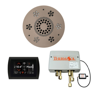 The Wellness Shower Package with SignaTouch by ThermaSol round satin nickel