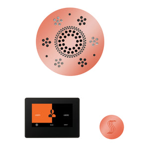 The Wellness Steam Package with ThermaTouch by ThermaSol 7 inch round copper