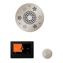 Load image into Gallery viewer, The Wellness Steam Package with ThermaTouch by ThermaSol 7 inch round polished nickel