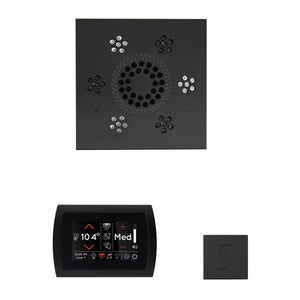 The Wellness Steam Package with SignaTouch by ThermaSol square matte black