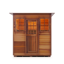 Load image into Gallery viewer, Enlighten Sauna - Sapphire 4 Indoor Infrared/Traditional Hybrid Sauna