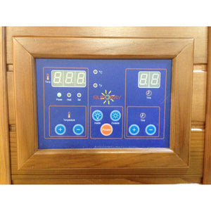 4 Person Cedar Sauna w/Carbon Heaters - HL400K Sequioa (In Stock 03/12)