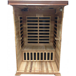 2 Person Cedar Sauna w/Carbon Heaters - HL200K Sierra (8-10 Week Lead Time)