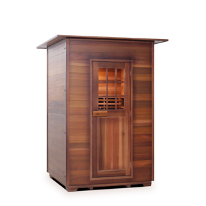 Enlighten Sauna - Sapphire 2 Indoor Infrared/Traditional Hybrid Sauna