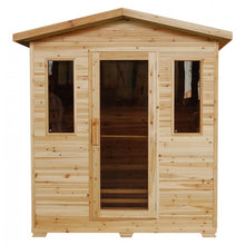 Load image into Gallery viewer, 3 Person Outdoor Sauna w/Ceramic Heater - HL300D Grandby (8-10 Week Lead Time)