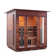 Load image into Gallery viewer, Enlighten Sauna - Diamond 4 Indoor Infrared/Traditional Hybrid Sauna