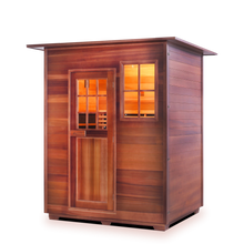 Load image into Gallery viewer, Enlighten Sauna - Sapphire 3 Indoor Infrared/Traditional Hybrid Sauna