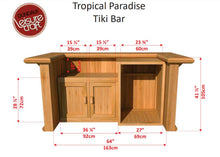 Load image into Gallery viewer, Dundalk LeisureCraft Tropical Paradise Tiki Bar T4896