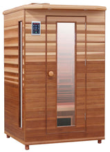 Load image into Gallery viewer, Health Mate Enrich 2 Infarared Sauna facing right with white background