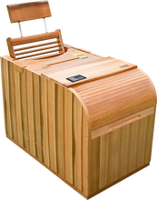 Load image into Gallery viewer, Health Mate - Essential Lounge Infrared Sauna facing right