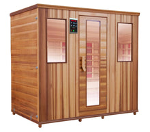 Load image into Gallery viewer, Health Mate - Therapy Lounge Infrared Sauna right facing view with plain blank background