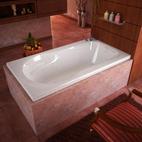 Atlantis Whirlpools Zepher 32 x 60 Rectangular Air Jetted Bathtub Left Sided - 3260ZAL