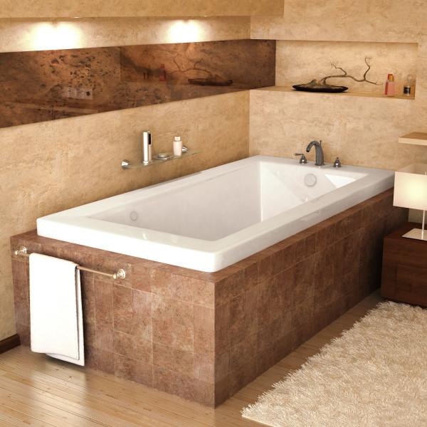 Atlantis Whirlpools Venetian 36 x 66 Rectangular Air Jetted Bathtub Left Sided - 3666VNAL