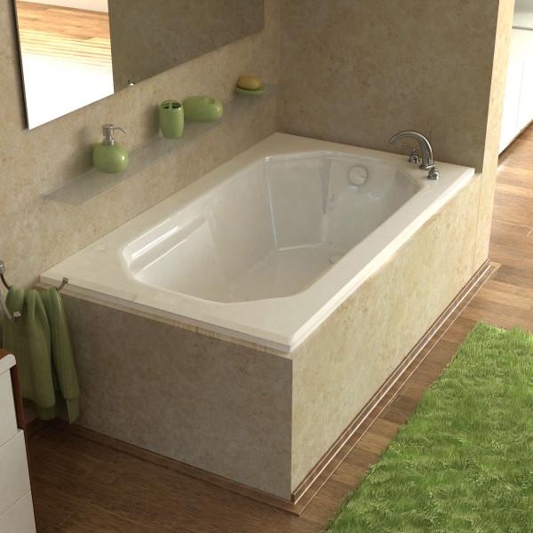 Atlantis Whirlpools Mirage 36 x 60 Rectangular Air Jetted Bathtub Right Sided - 3660MAR