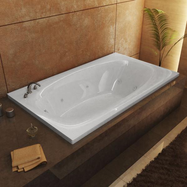 Atlantis Whirlpools Polaris 42 x 72 Rectangular Whirlpool Jetted Bathtub Right Sided - 4272PWR