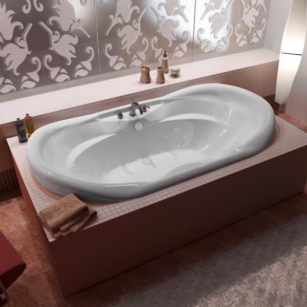 Atlantis Whirlpools Indulgence 41 x 70 Oval Whirlpool Jetted Bathtub Right Sided - 4170IWR