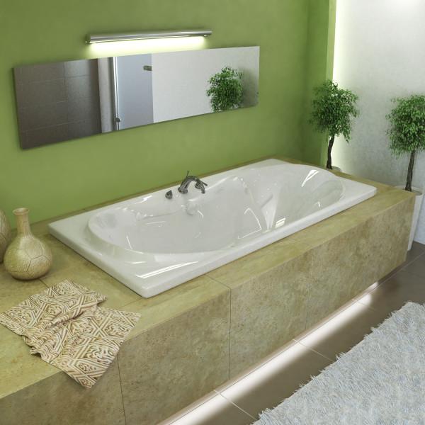 Atlantis Whirlpools Whisper 42 x 72 Rectangular Air Jetted Bathtub - 4272WAL