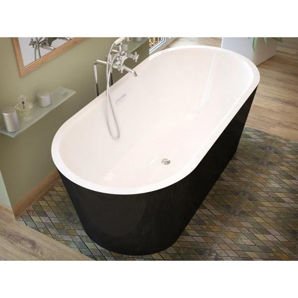 Atlantis Whirlpools Valley 32 x 63 Freestanding One Piece Soaker Tub with Center Drain - 3263VY