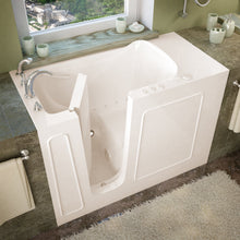 Load image into Gallery viewer, MediTub Walk-In 26 x 53 Left Drain Biscuit Air Jetted Walk-In Bathtub - 2653LBA