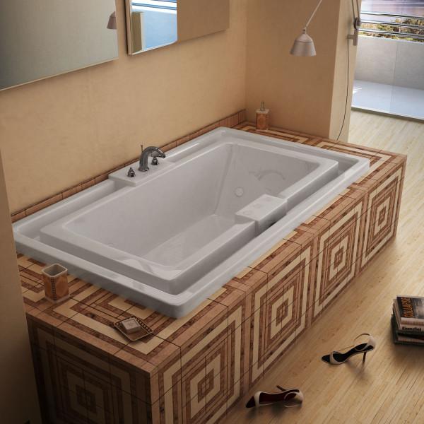 Atlantis Whirlpools Infinity 46 x 78 Endless Flow Whirlpool Jetted Bathtub Right Sided - 4678IWR