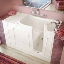 Load image into Gallery viewer, MediTub Walk-In 30 x 53 Right Drain Biscuit Whirlpool &amp; Air Jetted Walk-In Bathtub - 3053RBD