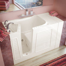 Load image into Gallery viewer, MediTub Walk-In 30 x 53 Left Drain Biscuit Whirlpool &amp; Air Jetted Walk-In Bathtub - 3053LBD
