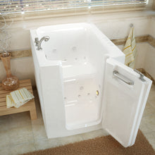 Load image into Gallery viewer, MediTub Walk-In 32 x 38 Right Door White Whirlpool &amp; Air Jetted Walk-In Bathtub - 3238RWD