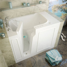 Load image into Gallery viewer, MediTub Walk-In 29 x 52 Left Drain White Whirlpool &amp; Air Jetted Walk-In Bathtub - 2952LWD