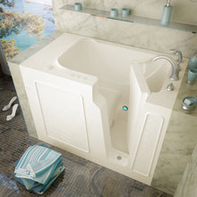 Load image into Gallery viewer, MediTub Walk-In 29 x 52 Right Drain Biscuit Air Jetted Walk-In Bathtub - 2952RBA