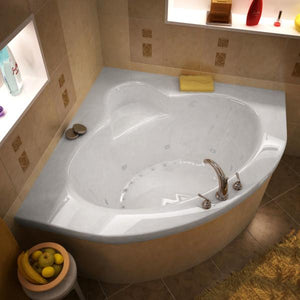 Atlantis Whirlpools Alexandria 60 x 60 Corner Air & Whirlpool Jetted Bathtub Left Sided