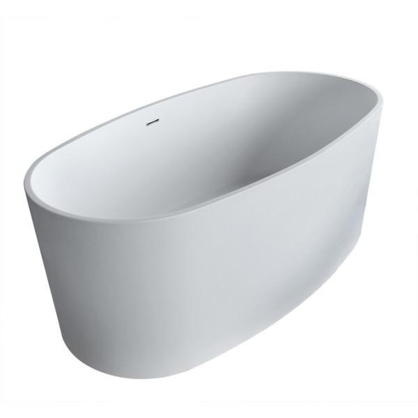 Atlantis Whirlpools Kurow 32 x 62 Artificial Stone Freestanding Bathtub - 6131KWSXCWXX