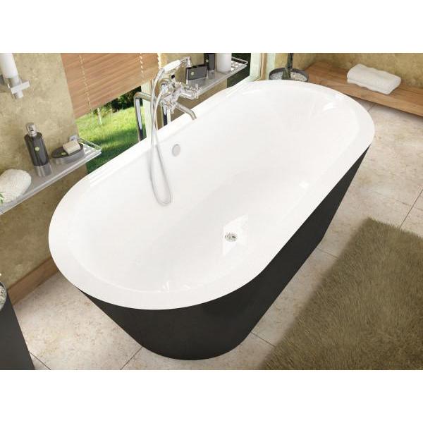 Atlantis Whirlpools Valley 32 x 70 Freestanding One Piece Soaker Tub with Center Drain - 3270VY