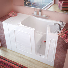 Load image into Gallery viewer, MediTub Walk-In 30 x 53 Right Drain White Whirlpool &amp; Air Jetted Walk-In Bathtub - 3053RWD